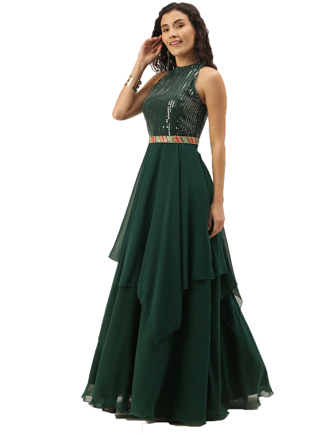 Green-Embroidered-Handkerchief-Gown