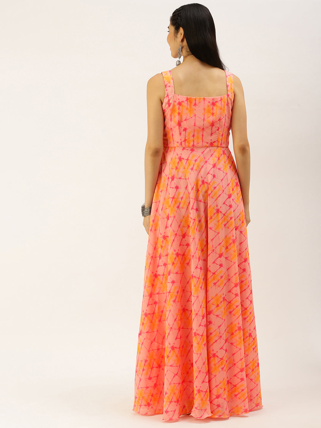 Multicolored-Digital-Print-Georgette-Gown
