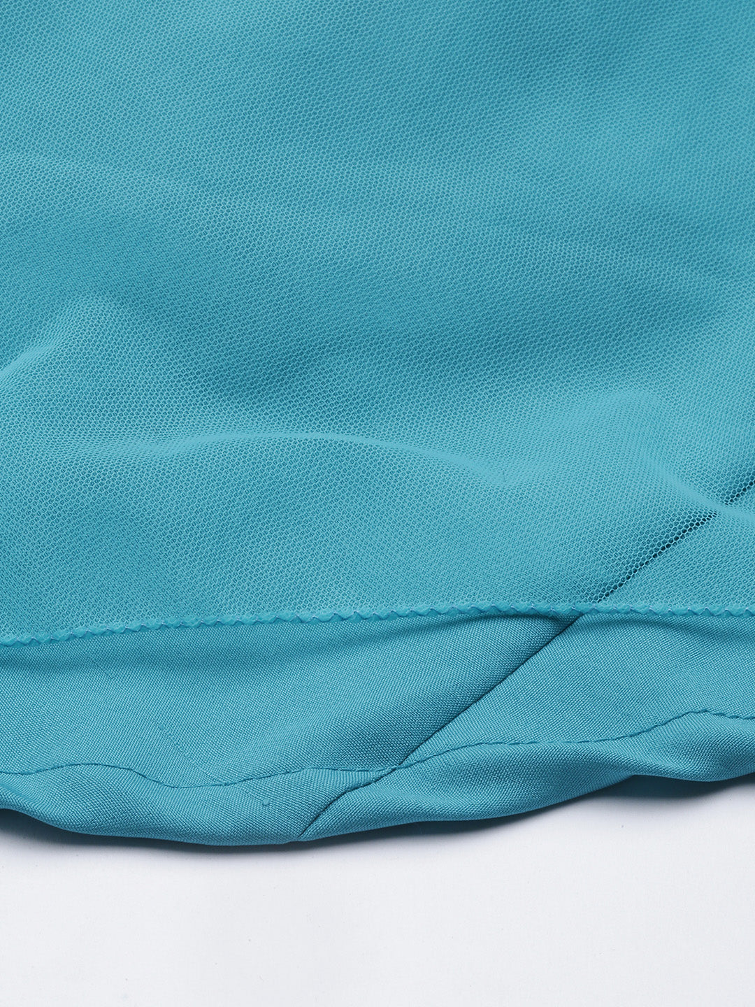 Multicolored-Embroidered-&-Scuba-Blue-Gown