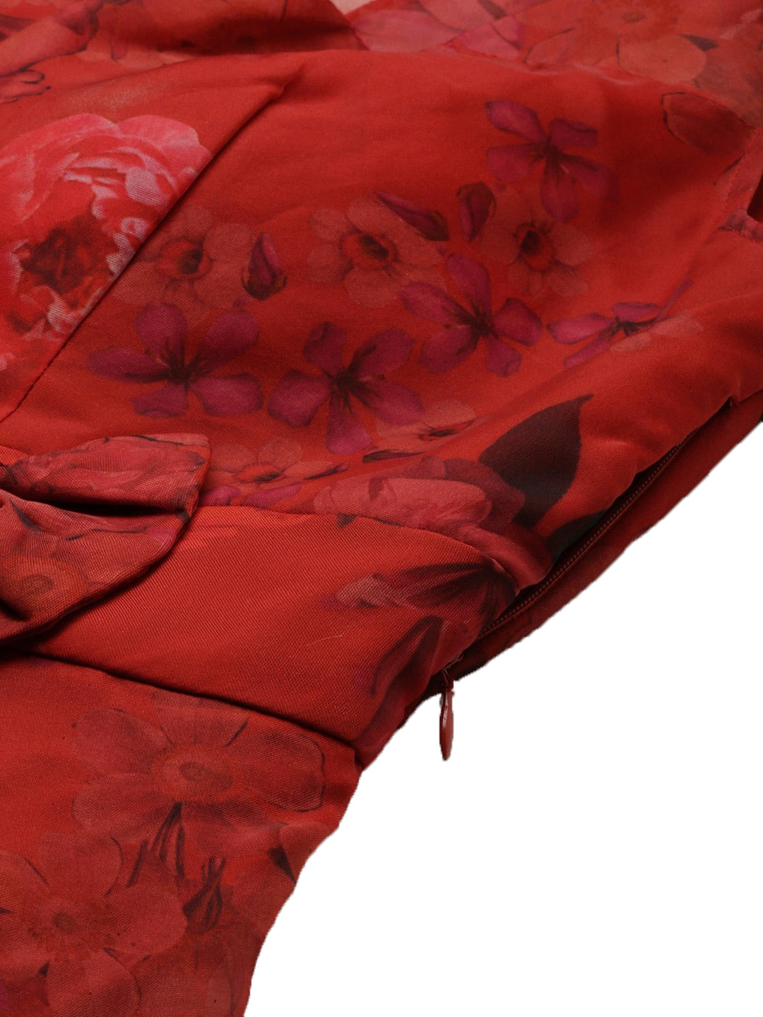 Red-Organza-Digital-Printed-Dress